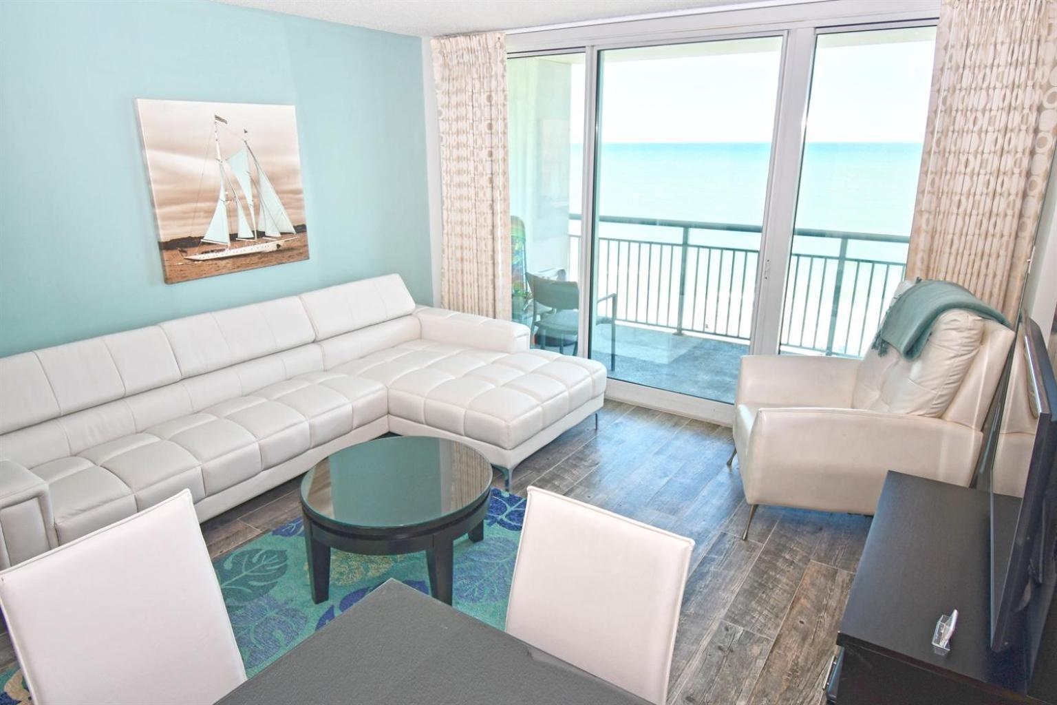 דירות מירטל ביץ' New Modern, Direct Oceanfront, Boardwalk, Views! מראה חיצוני תמונה